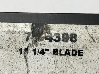 Primeline 7-04398 Lawn Mower Blade 2-1/4'' Wide, .135'' Thick, 15-3/8'' Long - PAIR