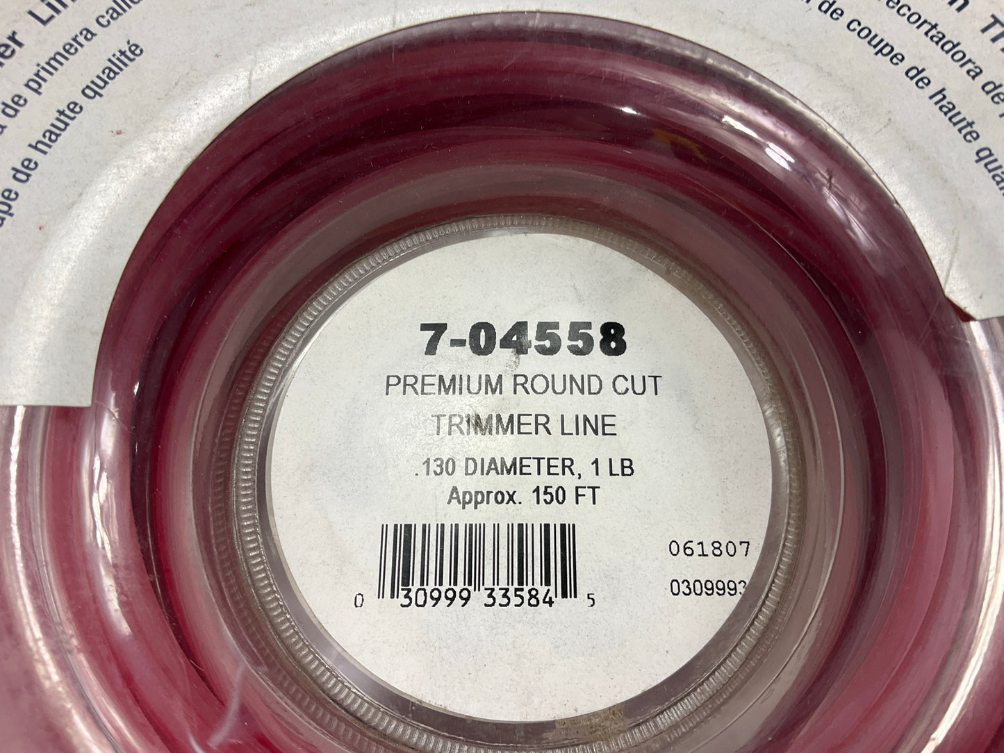 Primeline 7-04558-RED Weed Eater Trimmer Line 130. Line Length: 150' FT