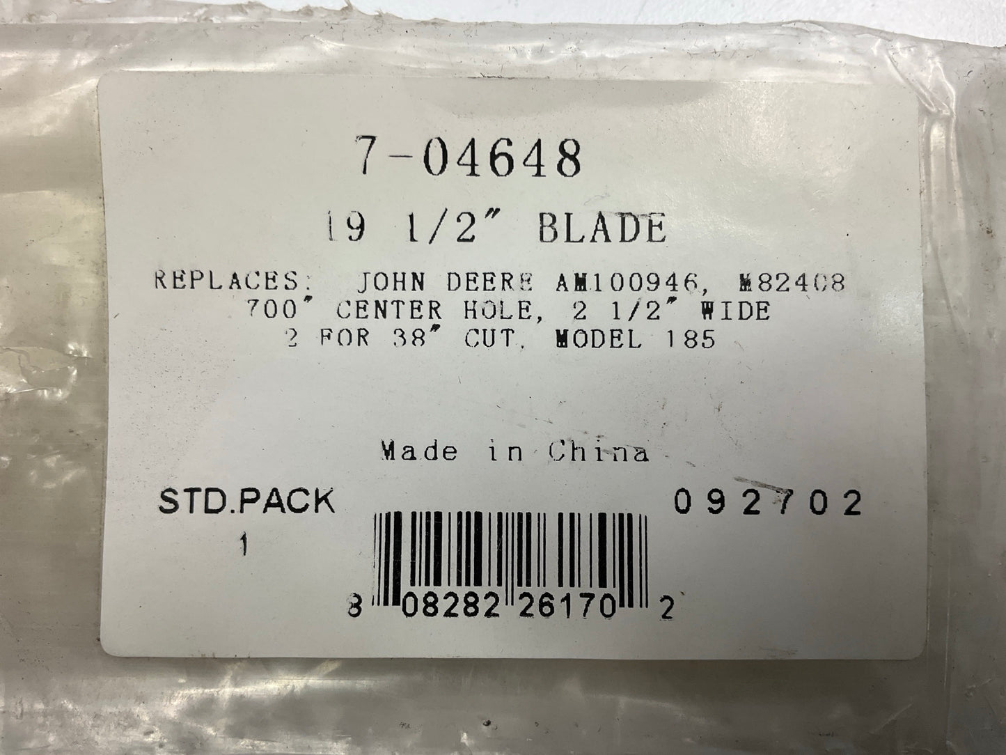 Primeline 7-04648 Lawn Mower  Blade 050536, 91-392, 330-290, B1JD5101, 50-2515