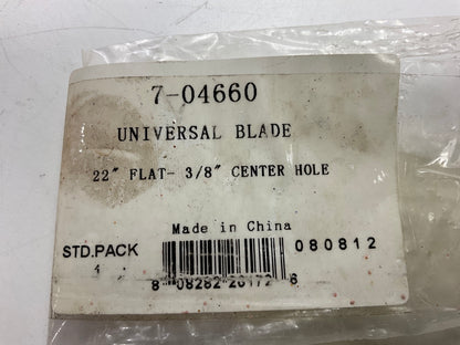 Primeline 7-04660 Universal Lawn Mower Blade 22'' Flat- 3/8'' Center Hole
