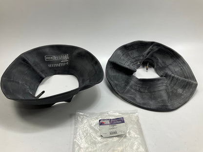 (2) Primeline 7-04803 Tire Inner Tube 16x6.50x8 With TR13 Straight Stem