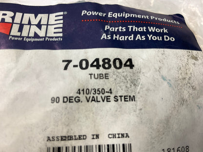 Primeline 7-04804 Tire Inner Tube 4.10/3.50-4 With 90 Degree TR87 L-Stem