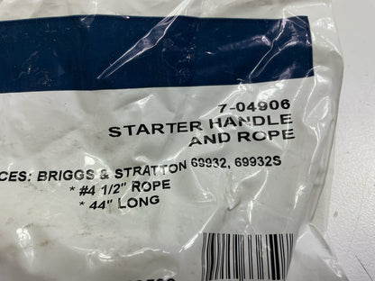 (2) Primeline 7-04906 Starter Handle And Rope Kit Rope #4 1/2'' Length 44''