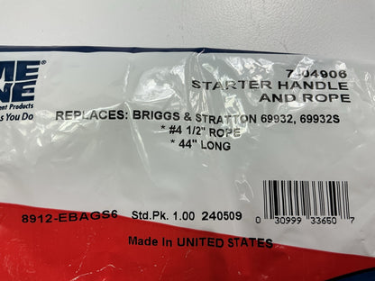 Primeline 7-04906 Starter Rope #4 1/2'' Rope, 44'' Long 69932, 1320, B1SB1320