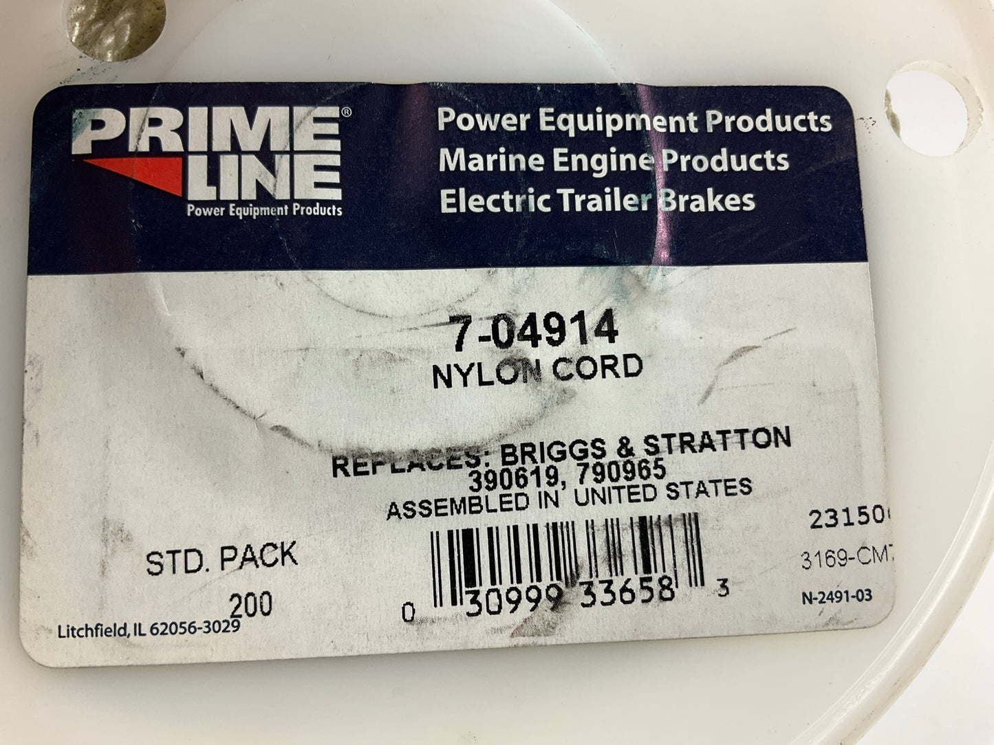 Primeline 7-04914 Starter Rope NYLON ROPE; 1/8'' X 200' -  203-8610, 390619
