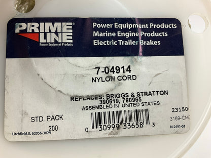 Primeline 7-04914 Starter Rope NYLON ROPE; 1/8'' X 200' -  203-8610, 390619