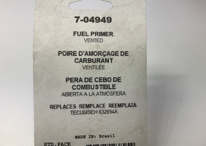 Primeline 7-04949 Fuel Primer Replacement Bulb For Tecumseh 632694A