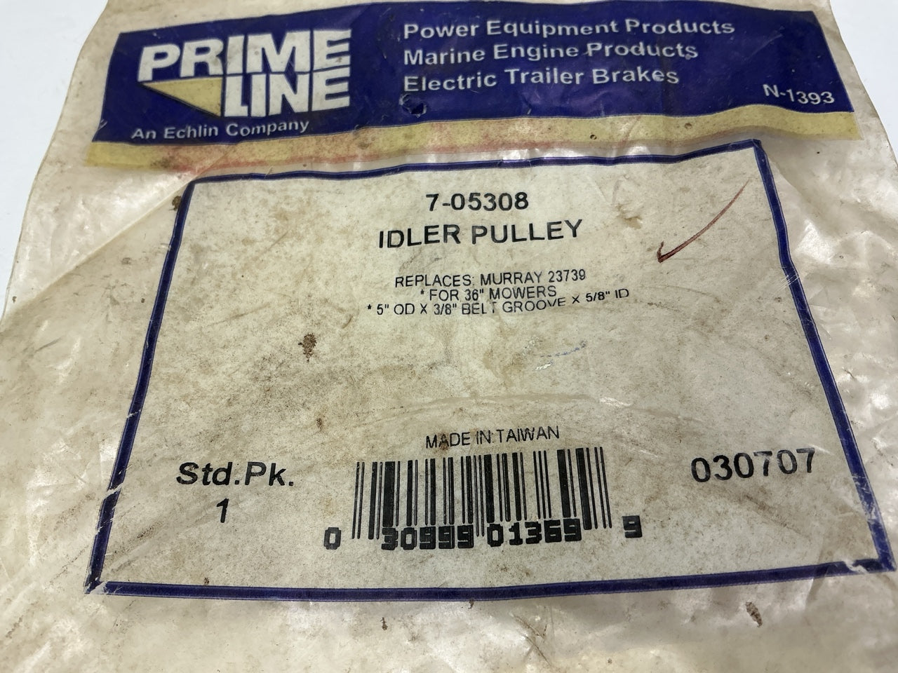 Primeline 7-05308 Lawn Mower Idler Pulley 44-332, 275-727, B1MU39,