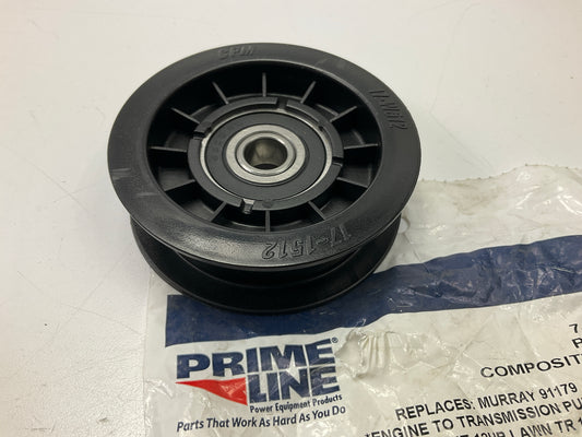 Primeline 7-05338 Flat Idler Pulley With Flange Replaces: Murray 91179