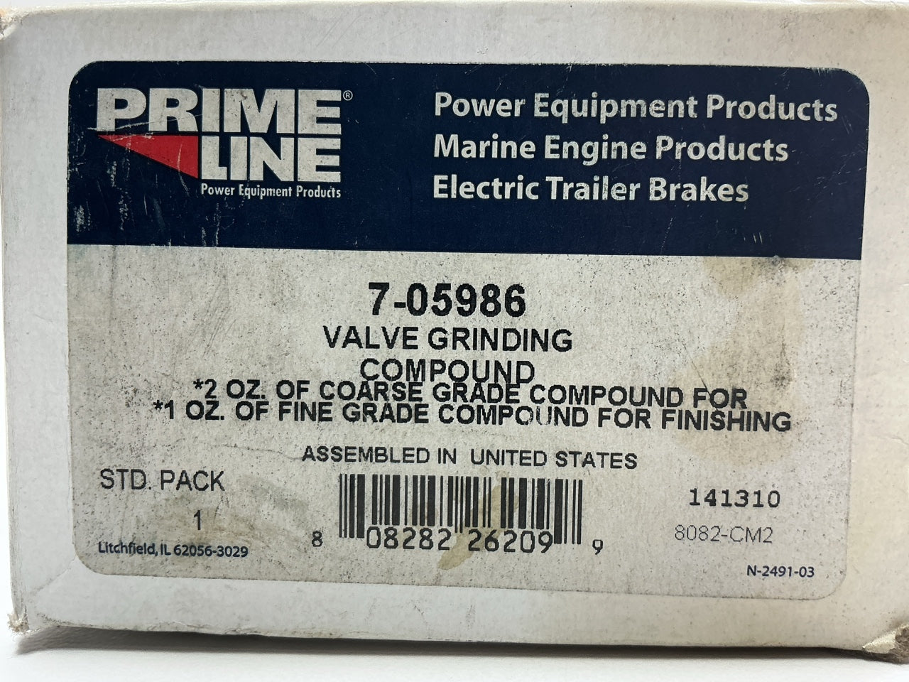 Primeline 7-05986 Valve Lapping And Grinding Compound