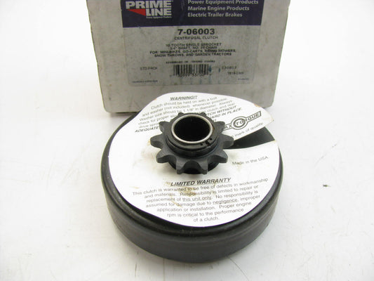 Primeline 7-06003 Sprocket Type Clutch Assembly - 10 Tooth 3/4'' Shaft # 41 Chain