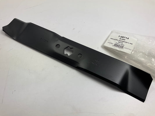 Primeline 7-06714 Lawn Mower Blade 16 3/16'' Length, H-pattern Cutout Center Hole