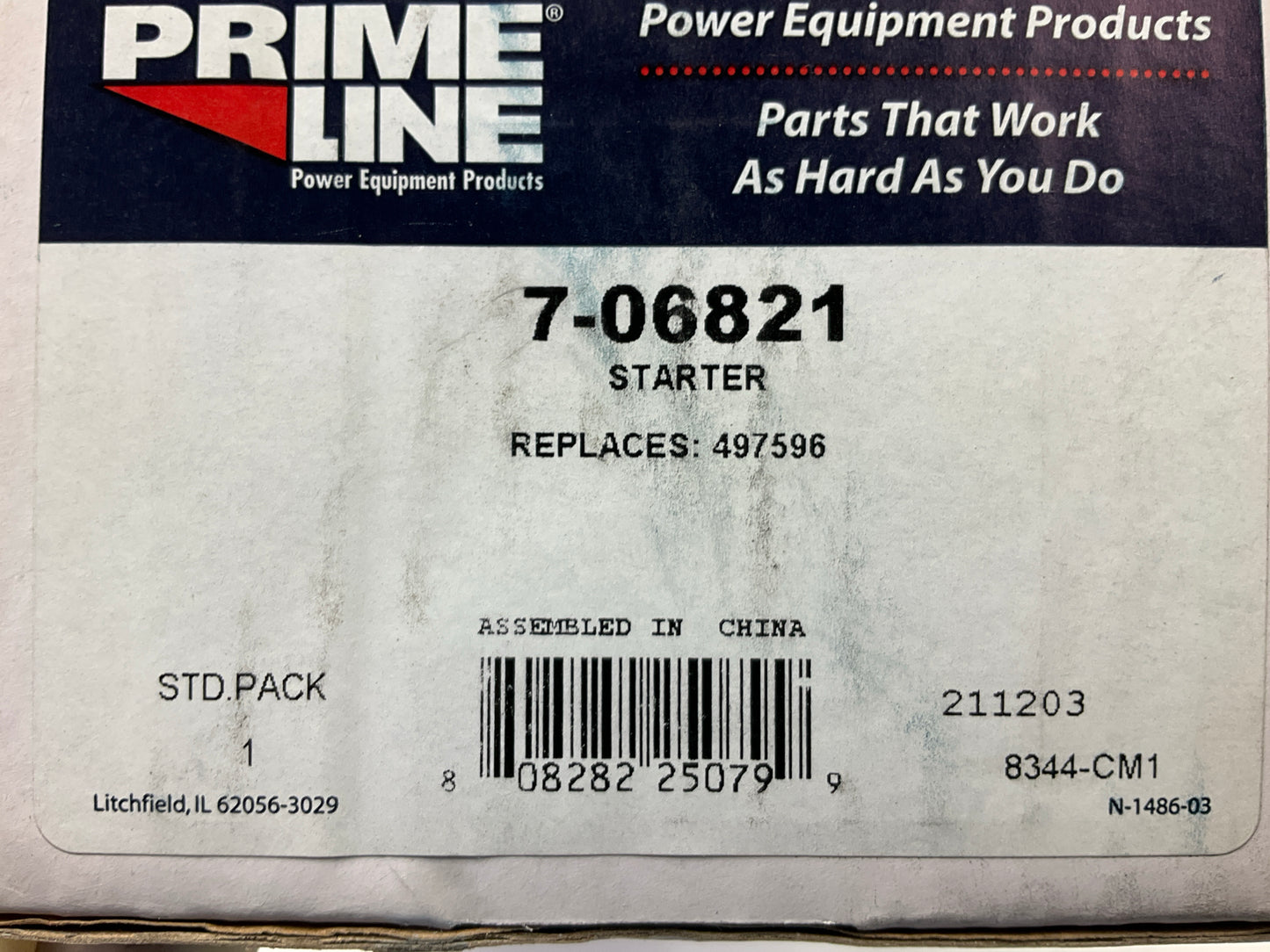 Primeline 7-06821 Electric Starter 33-779, AM122238, AM38984, SBS0009, 5744
