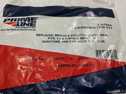 Primeline 7-07055 Carburetor Repair Kit 493762, 498260, 498261