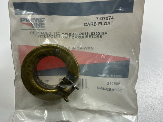 Primeline 7-07074 Brass Carburetor Float Tecumseh 632019 , 632019A