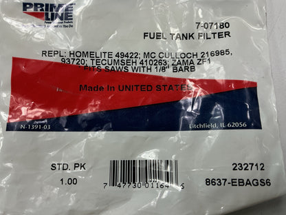 Primeline 7-07180 Fuel Filter 49422, PS03380,  216985, 410245, 610-087, 410263,