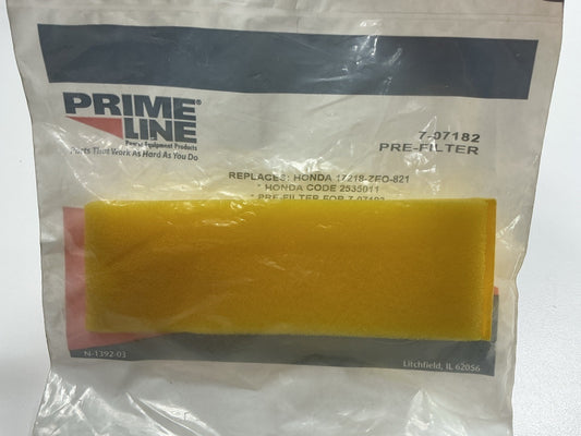 Primeline 7-07182 Round Foam Air Pre-filter 17218-ZE0-821, 17218-ZE0-505