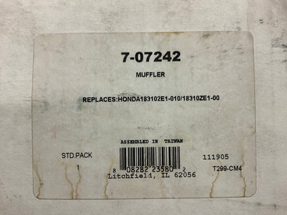 Primeline 7-07242 Muffler Replaces : Honda 183102E1-010 , 18310ZE1-00