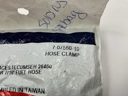 (10) Primeline 7-07560 Fuel Hose Clamp 26460, 95162, 120-250 For 7/16'' Fuel Hose
