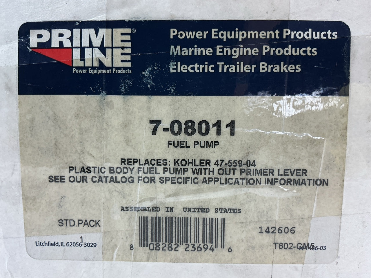 Primeline 7-08011 Fuel Pump Kit 47-559-04, 47-559-11S, A235845, 47-559-01