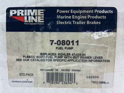 Primeline 7-08011 Fuel Pump Kit 47-559-04, 47-559-11S, A235845, 47-559-01