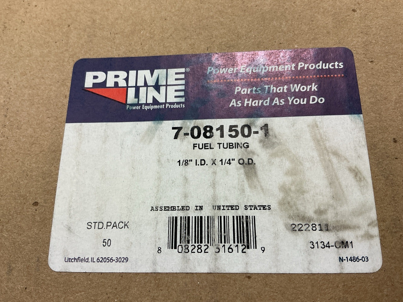 Primeline 7-08150-1 Vinyl Fuel Line Tube 115-343, 07-151, 07-251, 695541