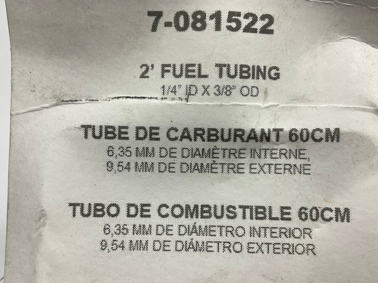 (5) Primeline 7-081522 Fuel Line Tubing, 1/4'' ID X 3/8'' OD