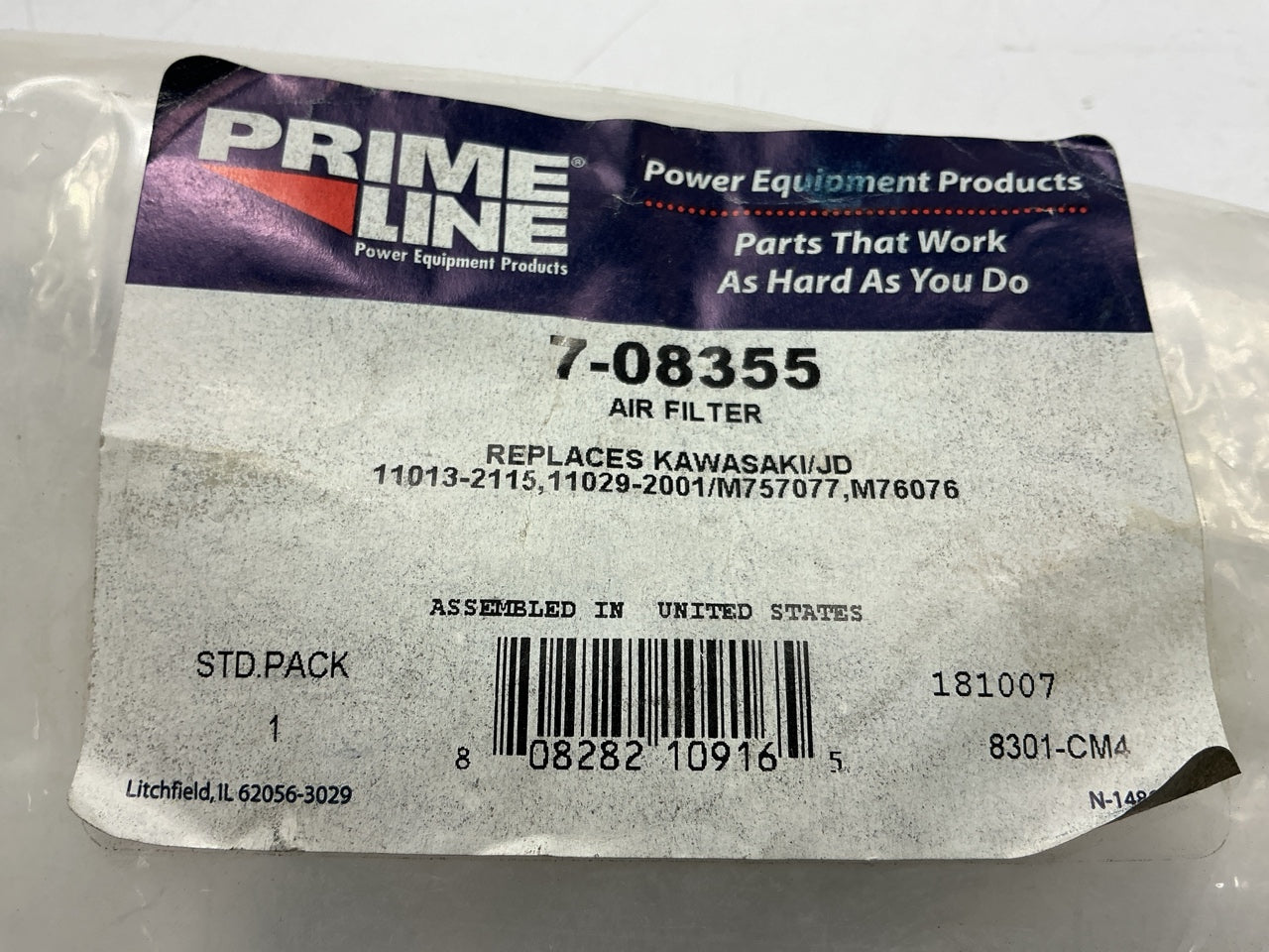 Primeline 7-08355 Air Filter - Replaces 11013-2115, 11029-2001, M757077, M76076