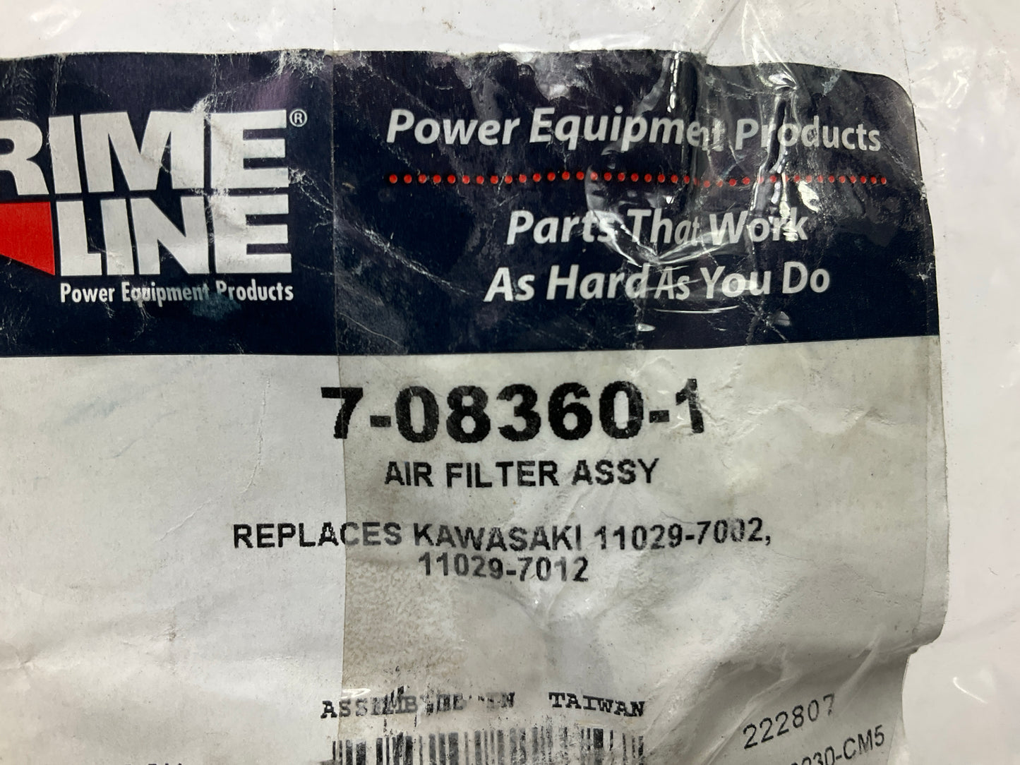 Primeline 7-08360-1 Oval Air Filter And Pre-filter 11029-7015, M140295, M140296