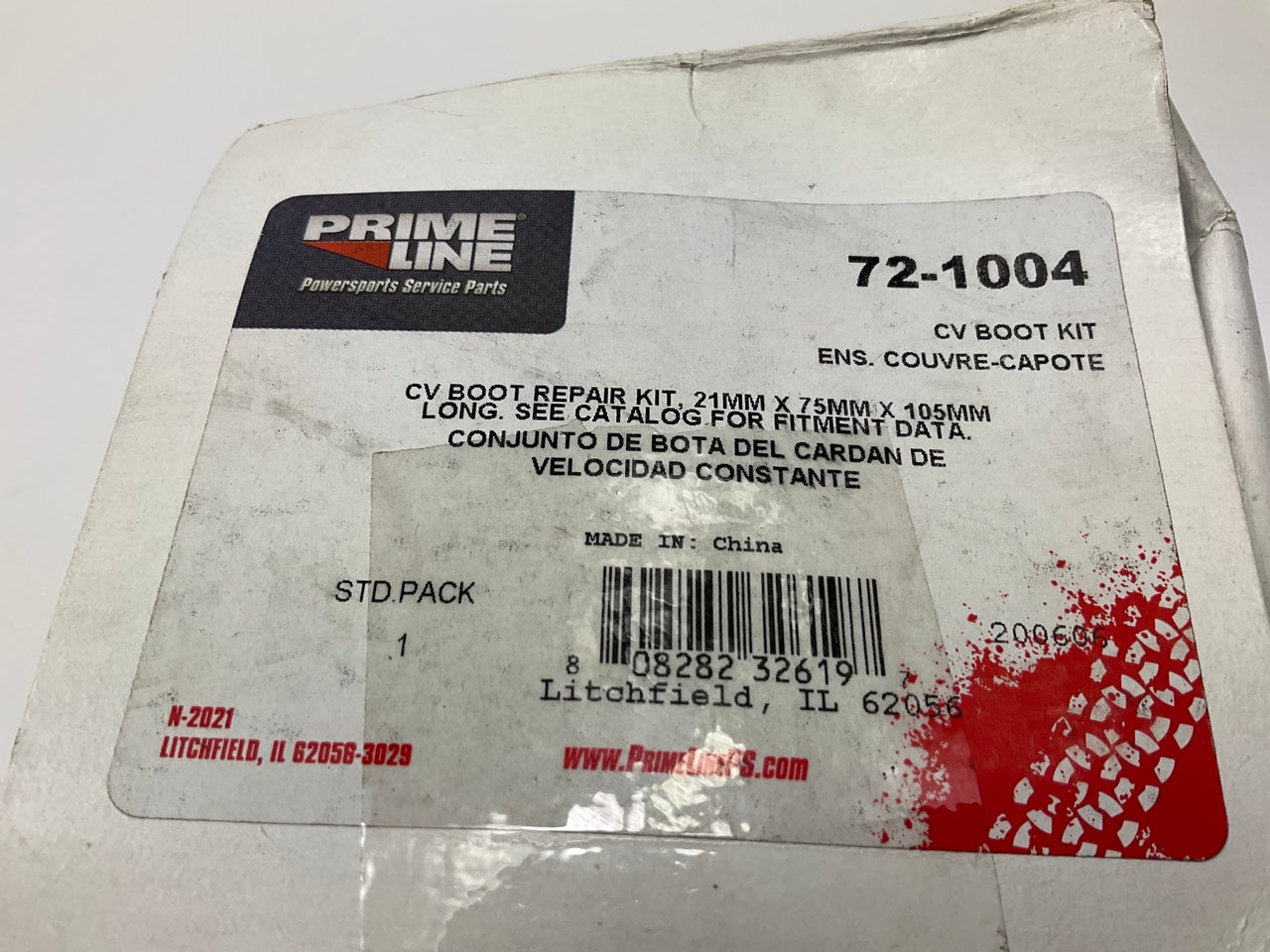 Primeline 72-1004 Velocity (CV) Boot Kit 95003, 41-4941,  0213-0511
