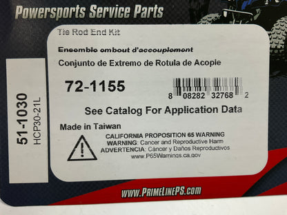 Primeline 72-1155 Outer Tie Rod End 0430-0455, 41-3990, 51-1030, 251-1030
