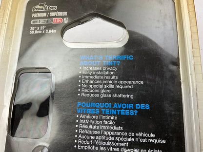 Private Eyes 181250-5 Premium Window Tint Film Roll, 2.5%,  20''x22'