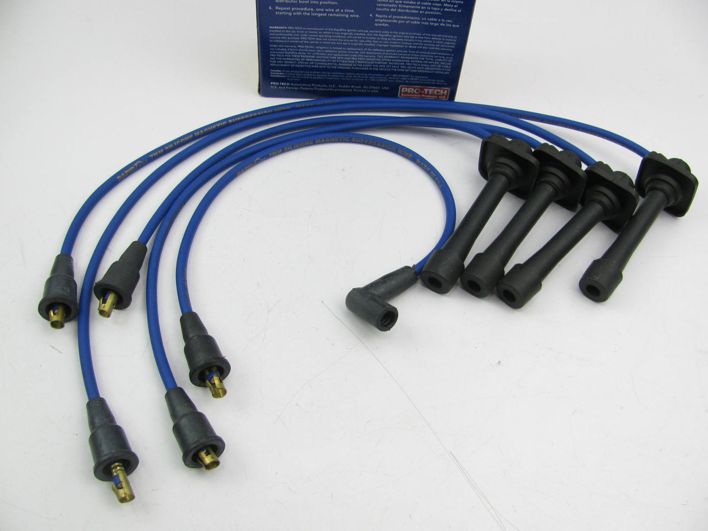 Pro-tech 4109R Ignition Spark Plug Wire Set 1993-1997 Ford Mazda 2.0L-L4