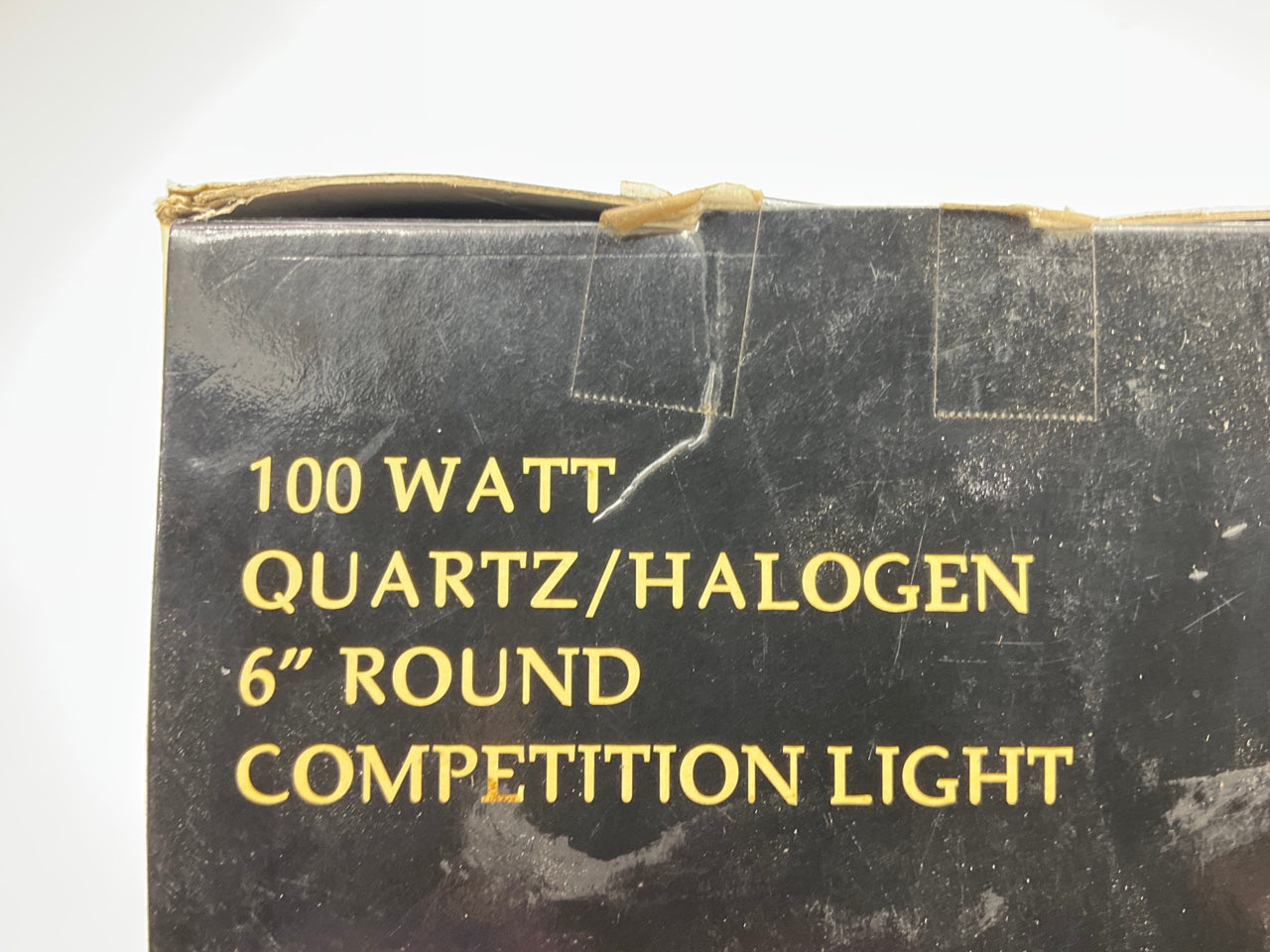 Pro Comp 9004 6'' Round Competition Halogen 100 Watt Driving Light, Black