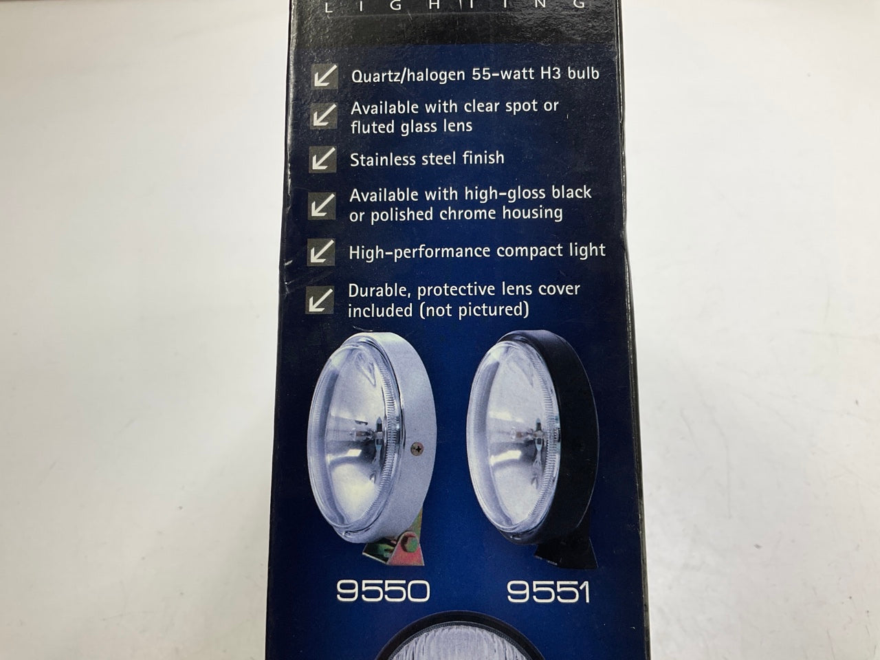 Pro Comp 9551  5'' 55 Watt Off-Road Racing Halogen Light Lamp W/ Plastic Cover