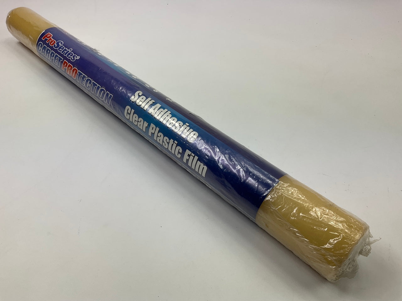 24'' X 50 Feet Temporary Carpet Mask Protection Roll, Self-Adhesive Clear Plastic