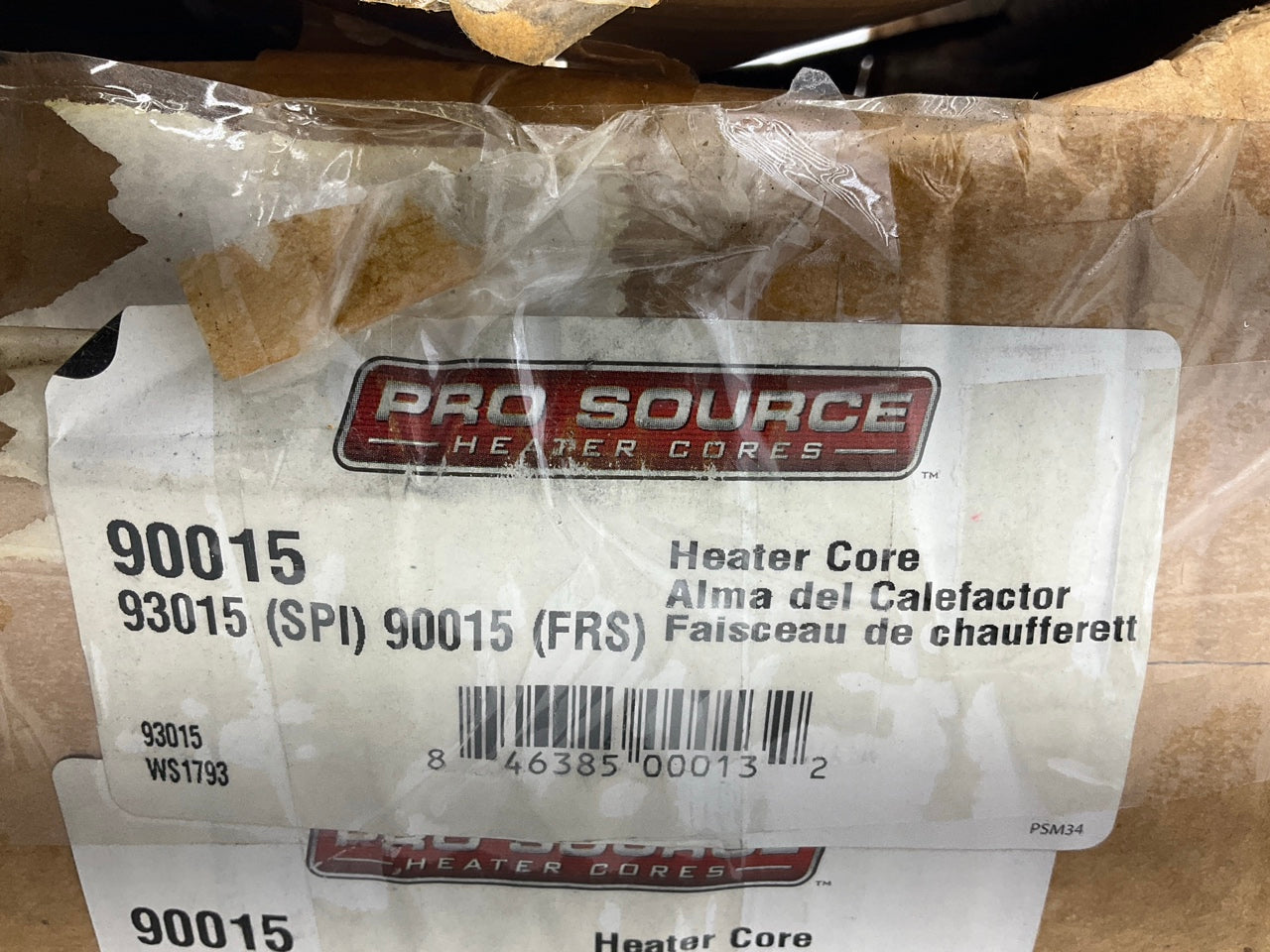 Pro Source 90015 Heater Core