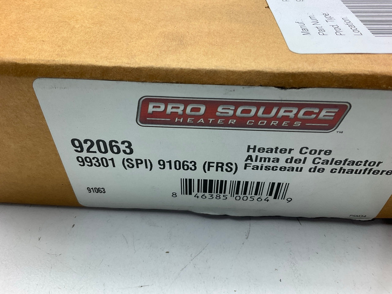 Pro Source 92063 HVAC Heater Core