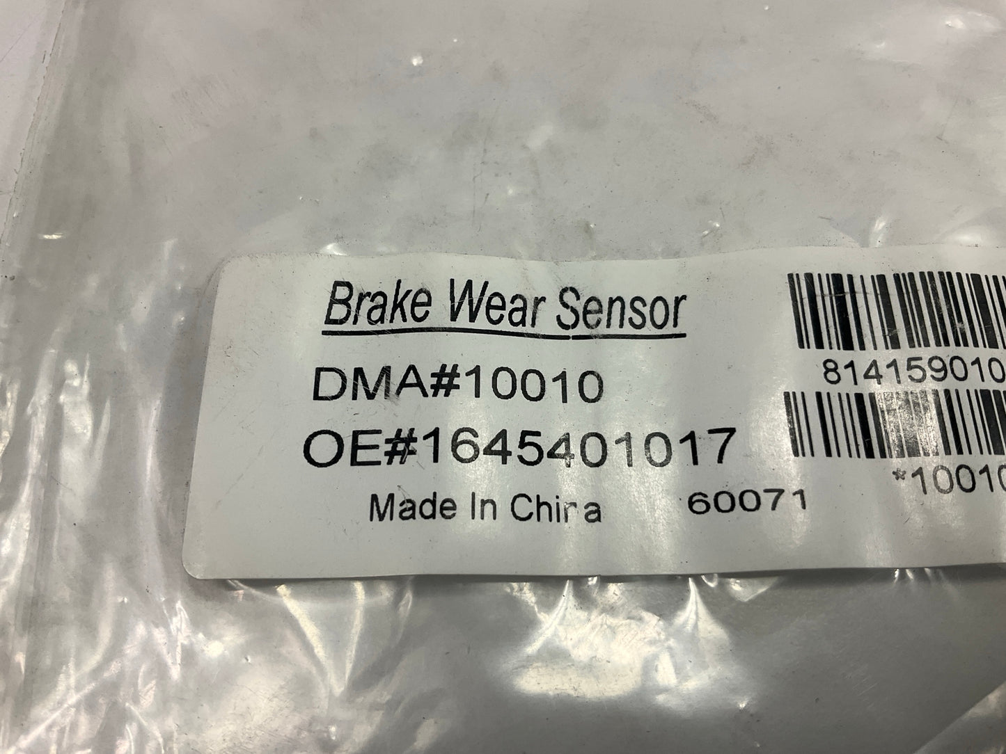 (2) Pro Stop 10010 Front Disc Brake Pad Wear Sensors