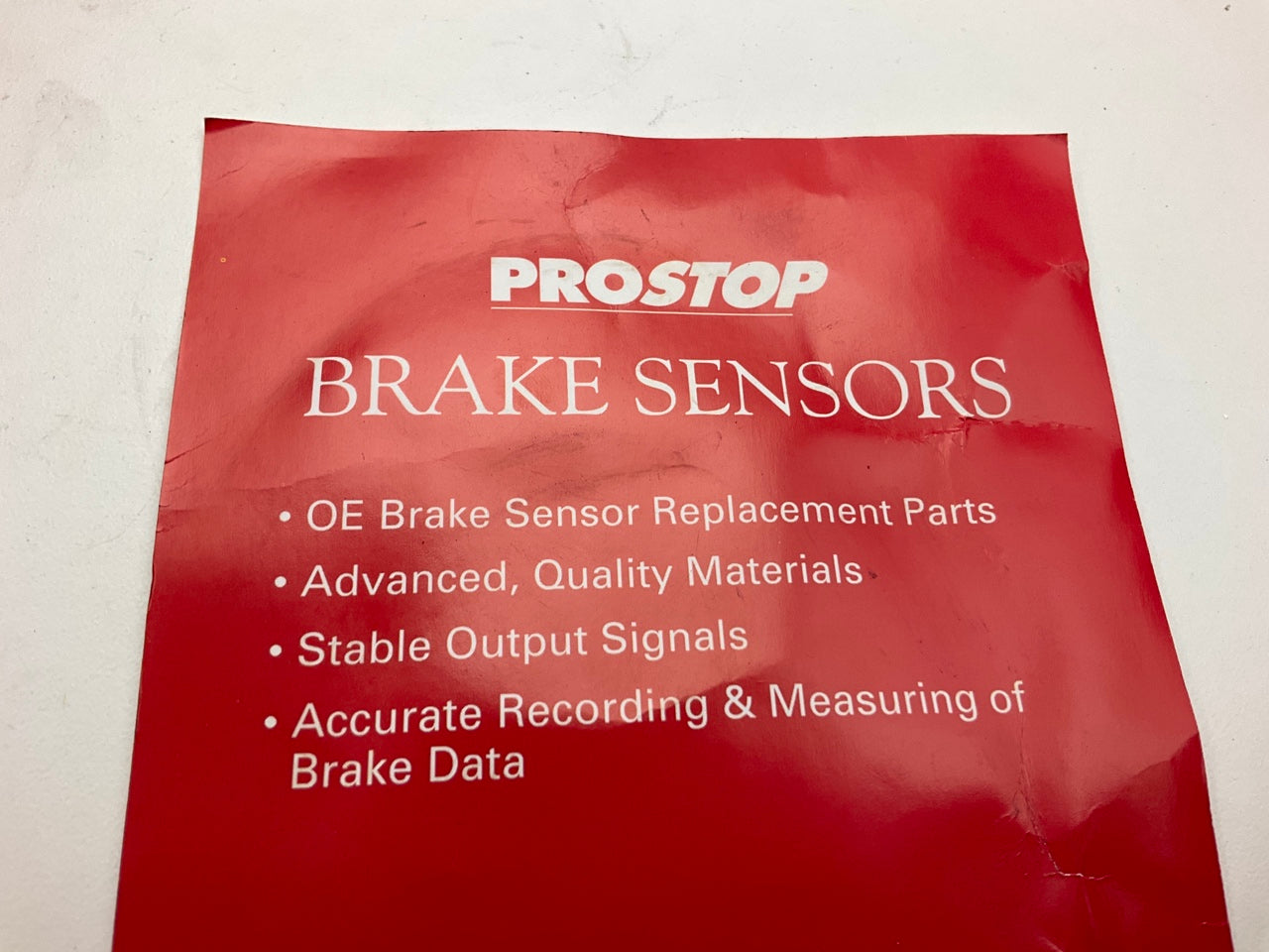 Pro Stop 10038 Front Disc Brake Pad Wear Sensor For 2002-2010 Mini Cooper