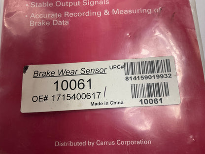 (2) Pro Stop 10061 Brake Pad Wear Sensor