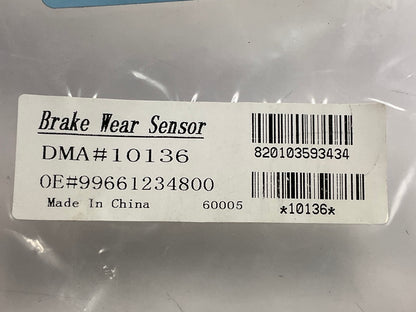 Pro Stop 10136 Rear Brake Pad Wear Sensor For 2001-2011 Porsche 911