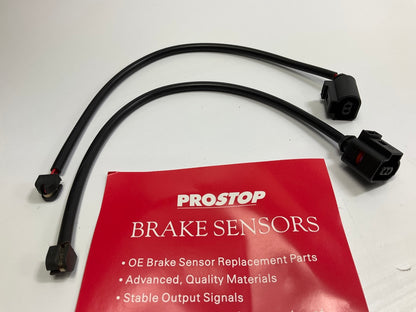 (2) Pro Stop 10184 Front Brake Pad Wear Sensor