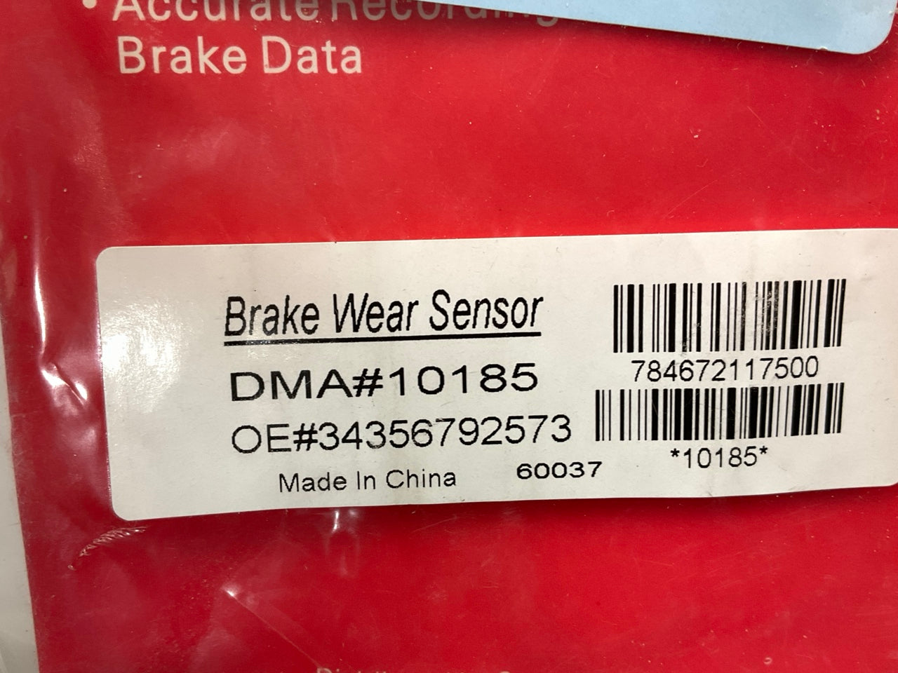 Pro Stop 10185 Rear Brake Pad Wear Sensor