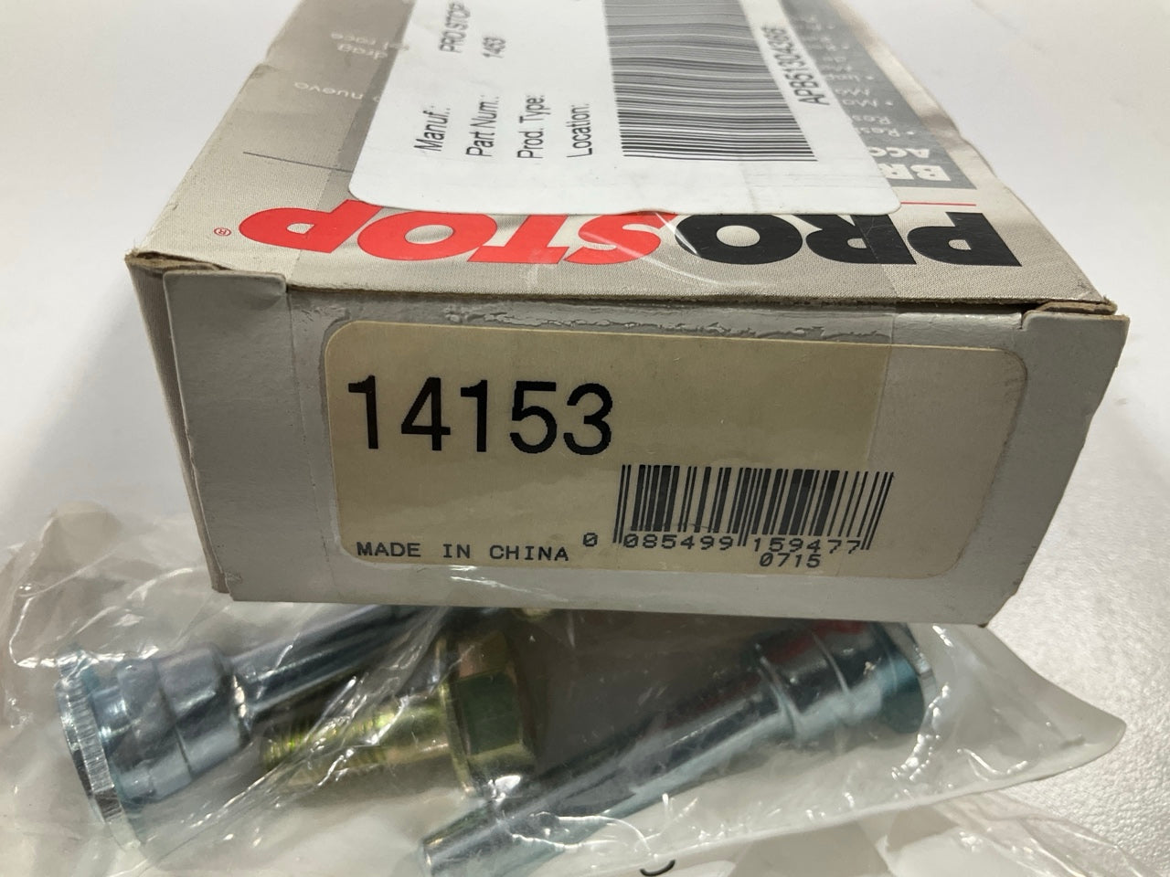 Pro Stop 14153 Disc Brake Caliper Pin Hardware Kit - Rear