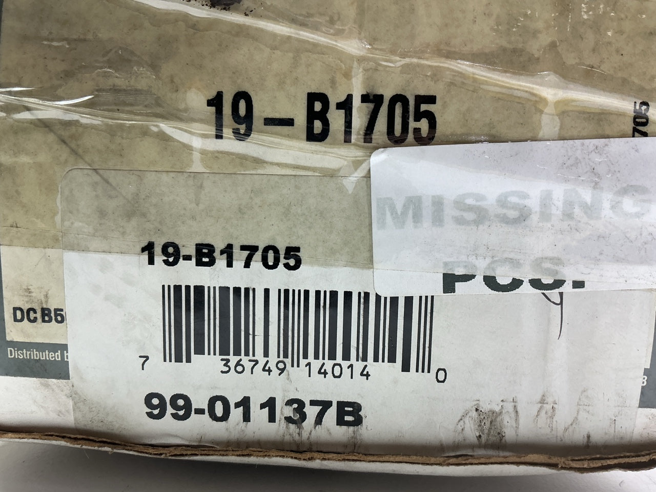 Pro Stop 19-B1705 Front Left Disc Brake Pads W/O Hardware