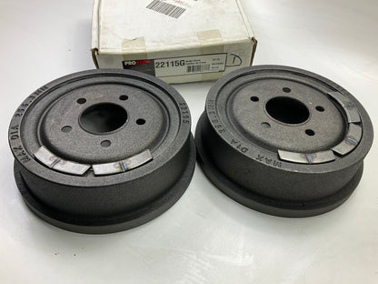 (2) Pro Stop 22115G Rear Brake Drums