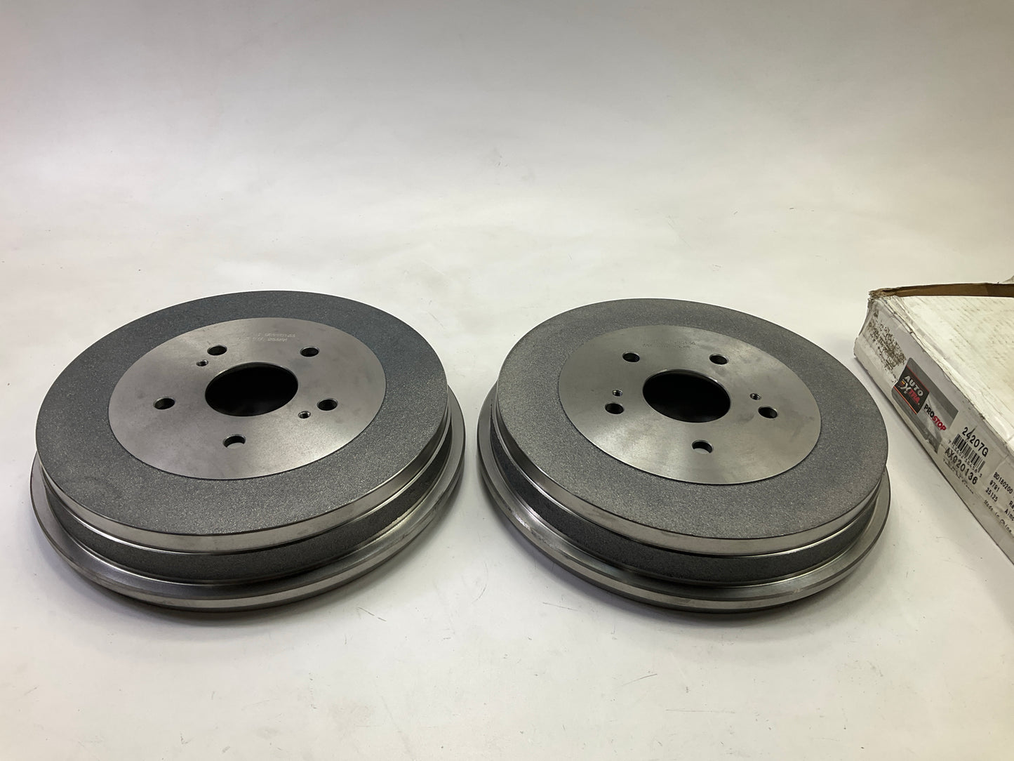 (2) Pro Stop 24207G Rear Brake Drum For 2006-2008 Suzuki Grand Vitara