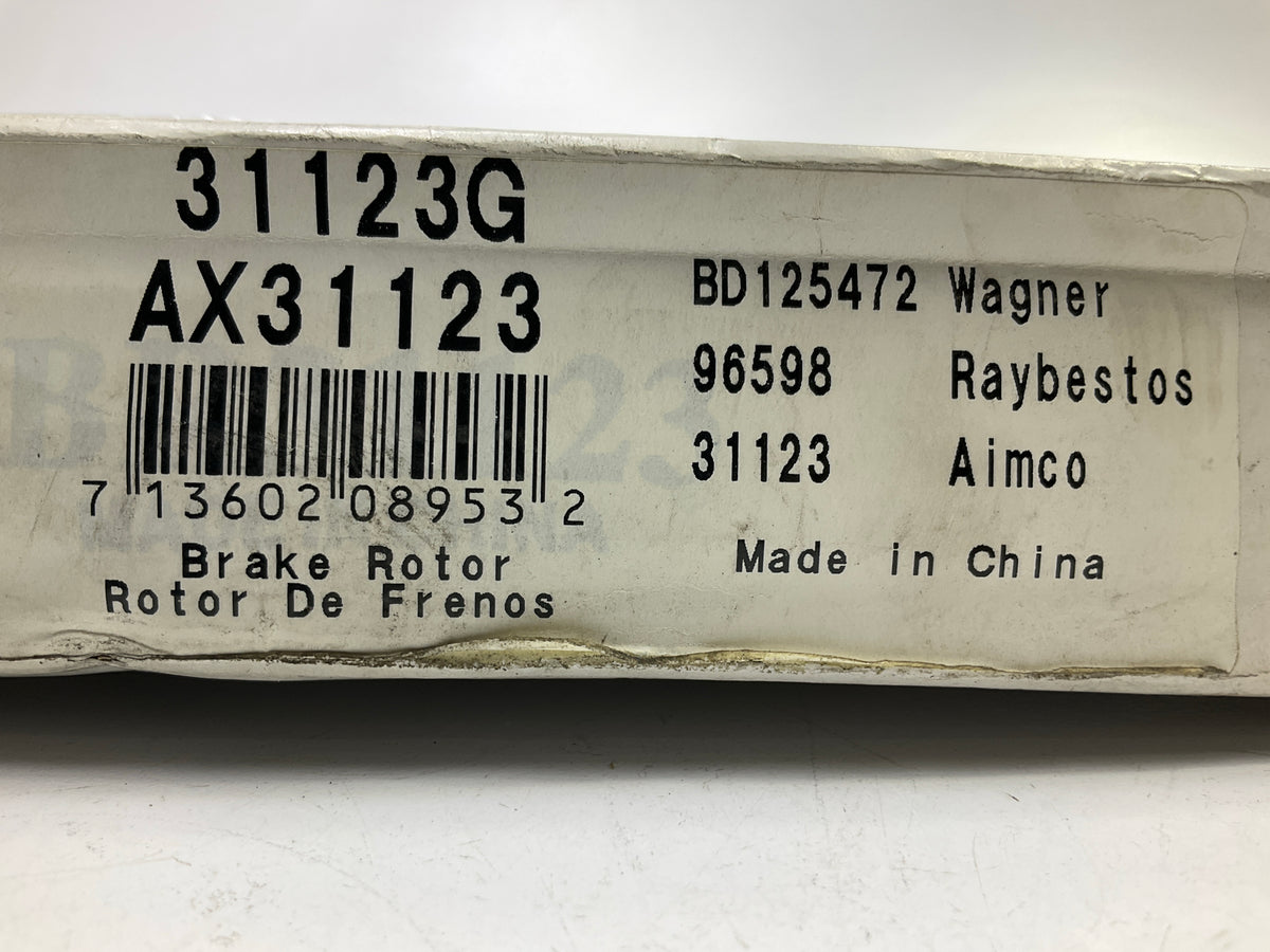 Pro Stop 31123G Front Disc Brake Rotor 95-97 200SX, 95-99 Sentra
