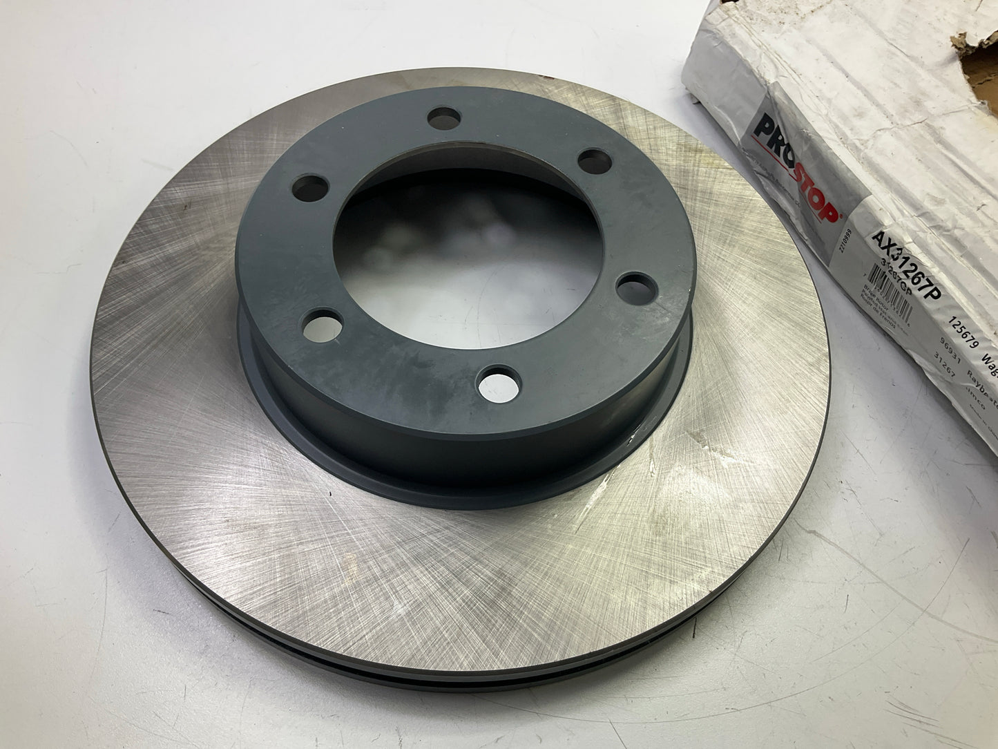 Pro Stop 31267GP Front Brake Rotor, 6-Lug For 2000-2006 Toyota Tundra